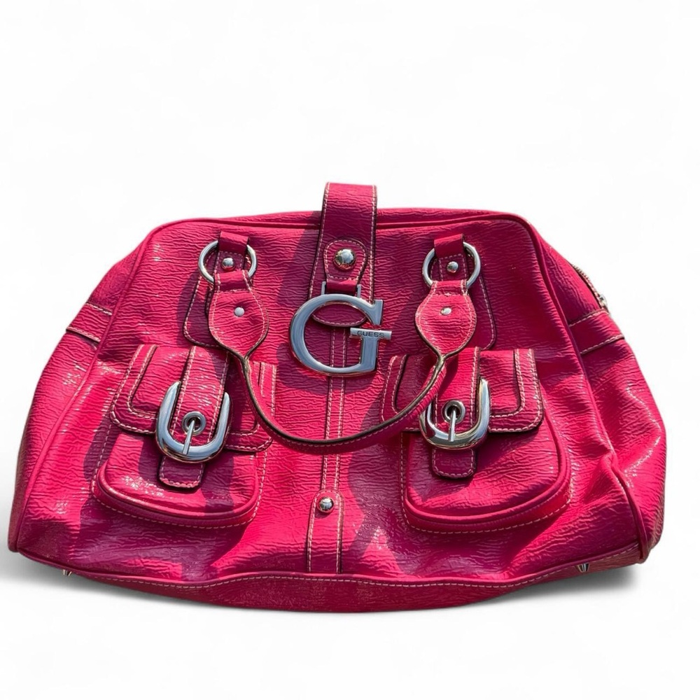 Guess Vibrant Pink Tote Bag
